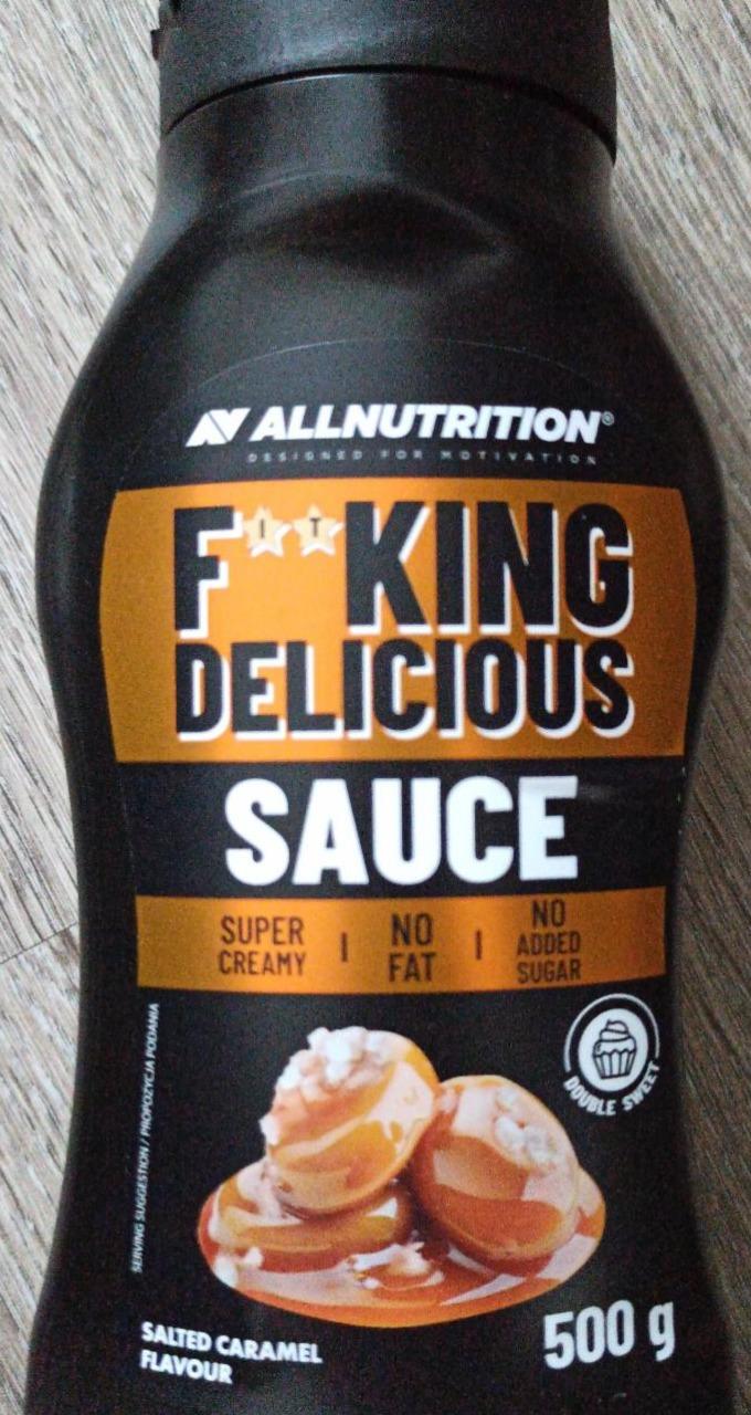 Fotografie - F**king Delicious Sauce Salted Caramel Allnutrition
