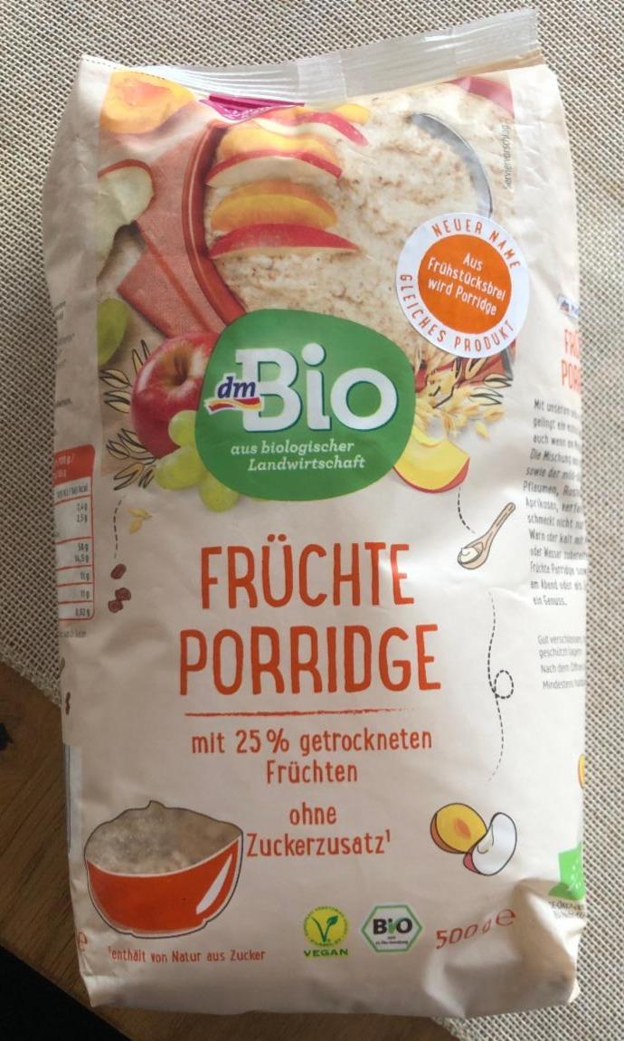 Fotografie - Früchte Porridge dmBio