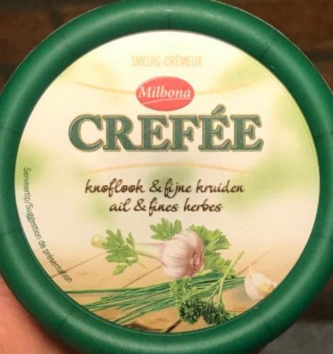 Fotografie - Crefée knoflook & fijne kruiden (sýr s bylinkami a česnekem) Milbona