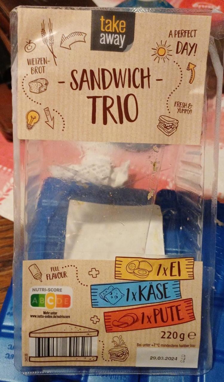 Fotografie - Sandwich Trio Take Away
