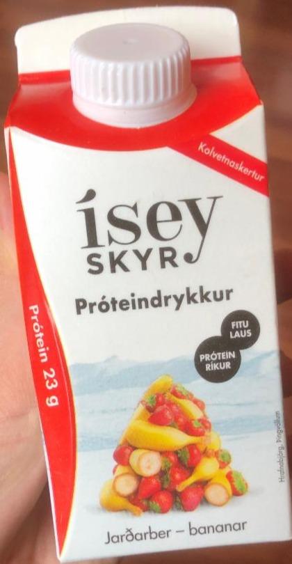 Fotografie - Skyr Próteindrykkur jarðarber-banana Ísey