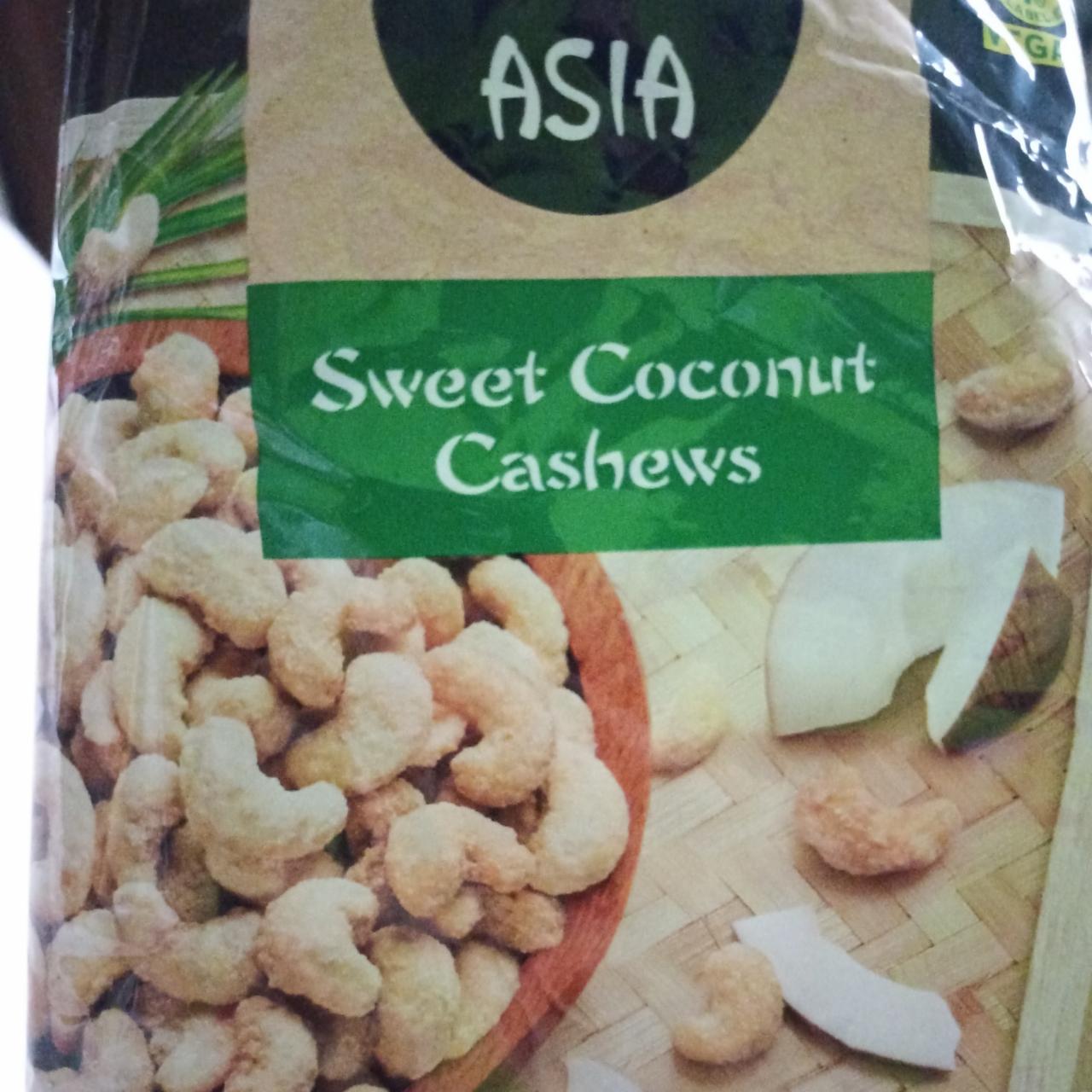 Fotografie - Sweet coconut cashews Asia