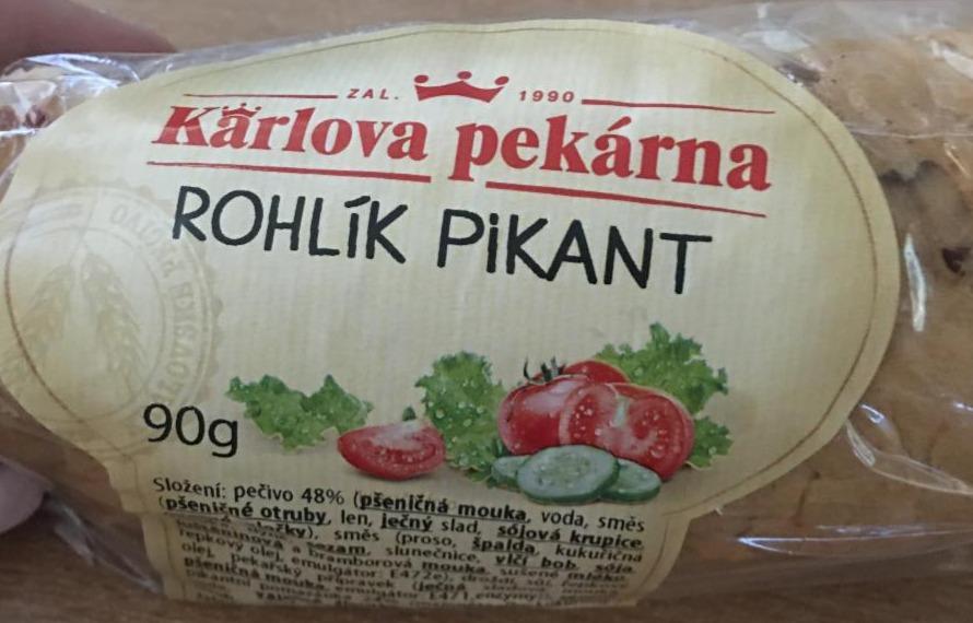 Fotografie - Rohlík Pikant Karlova pekárna