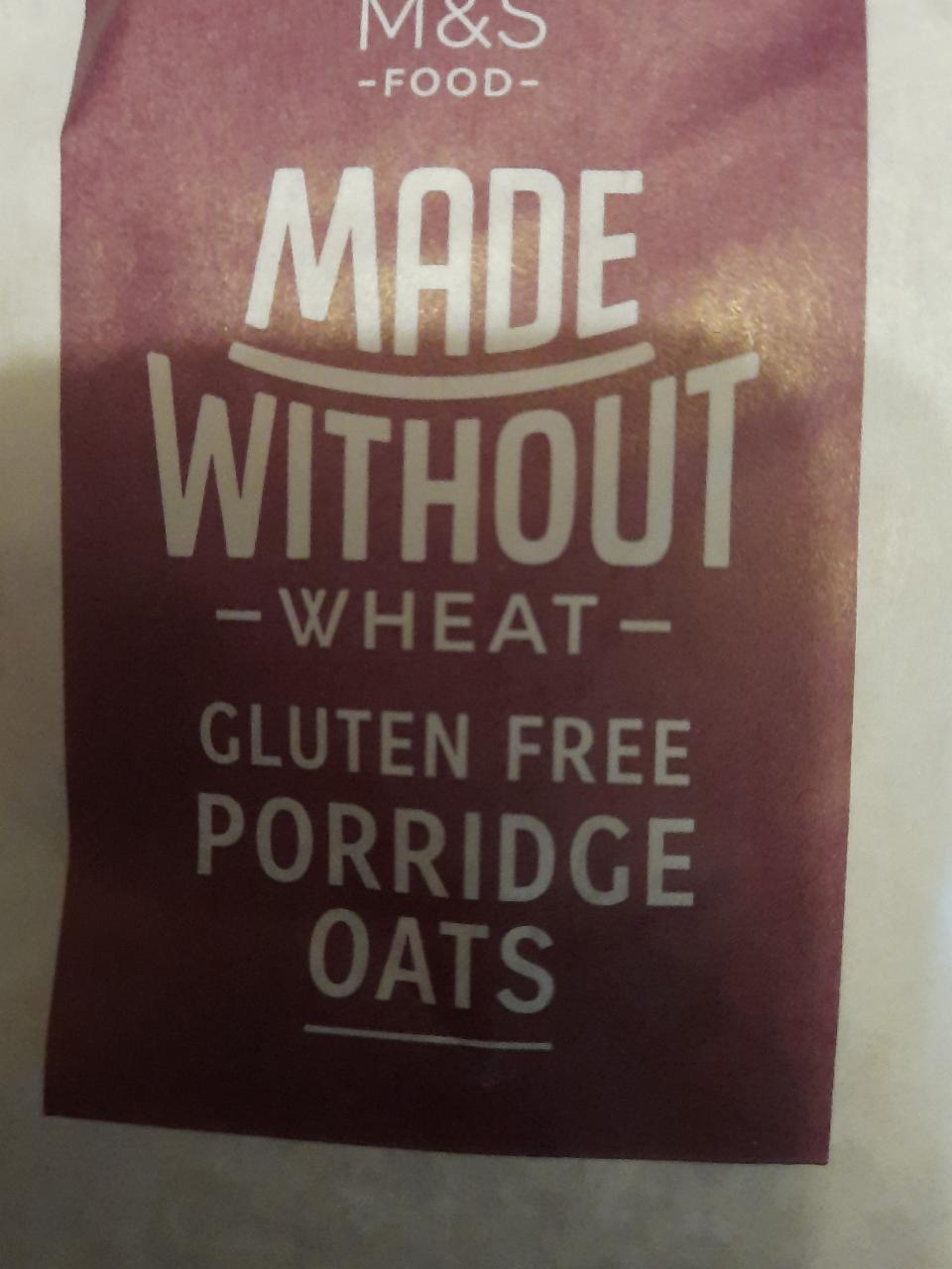 Fotografie - Made Without Wheat Gluten free Porridge Oats M&S Food
