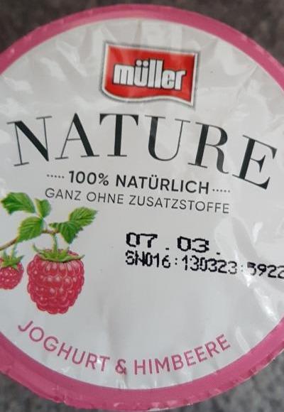 Fotografie - Nature Joghurt & Himbeere Müller