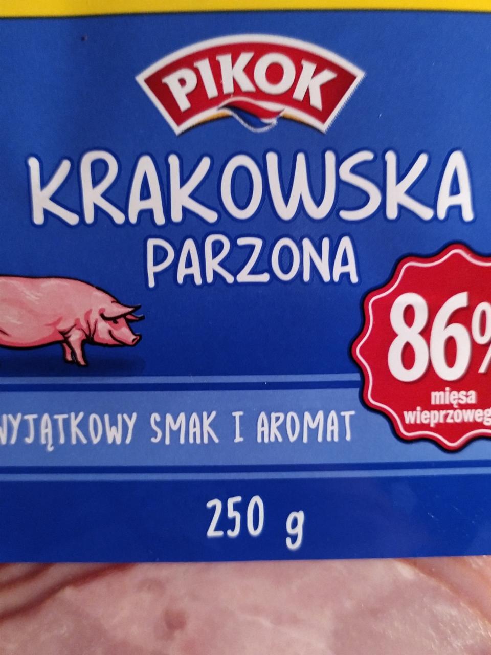 Fotografie - Krakowska parzona 86% mięsa Pikok