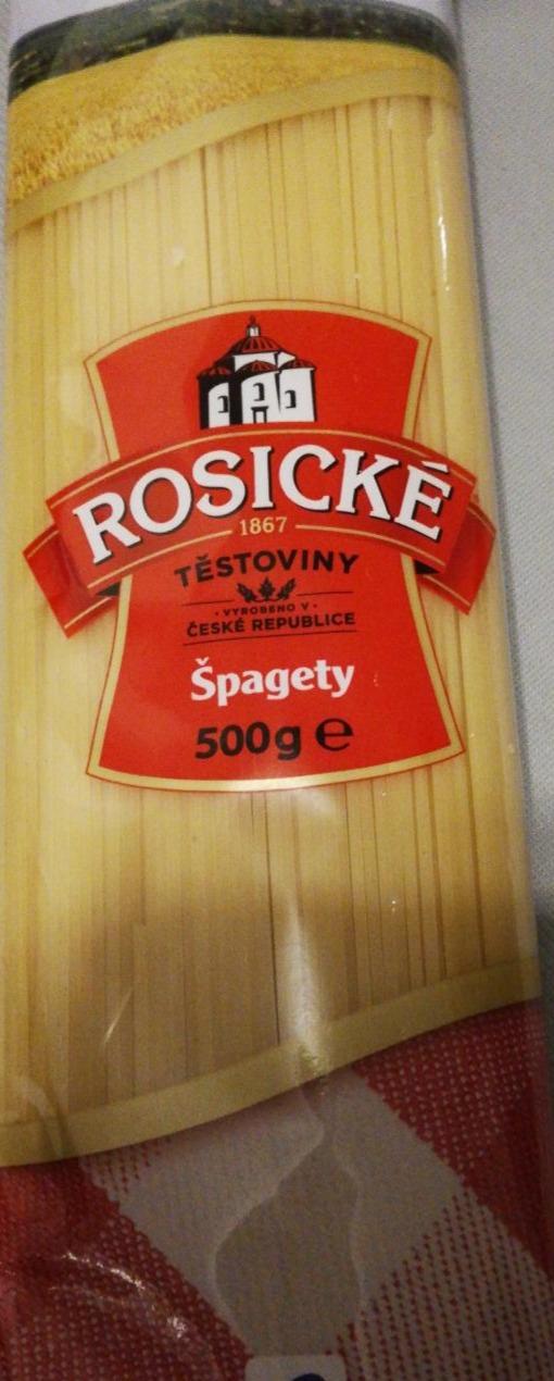 Fotografie - Rosické těstoviny špagety bezvaječné syrové