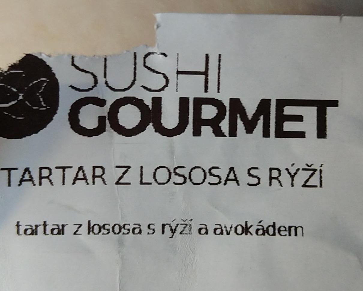 Fotografie - Tartar z lososa s rýží Sushi gourmet
