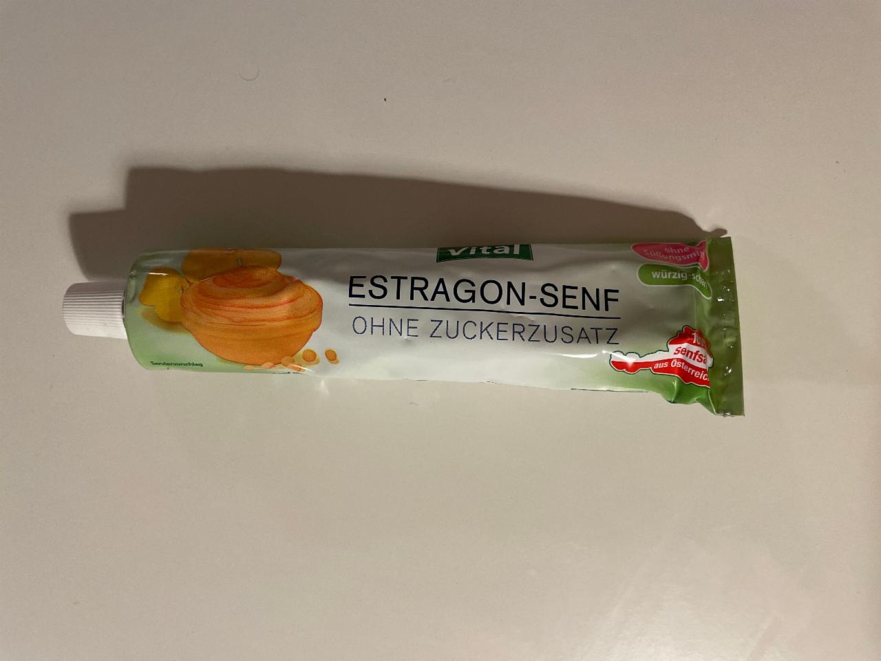 Fotografie - Estragon-Senf ohne zuckerzusatz Vital