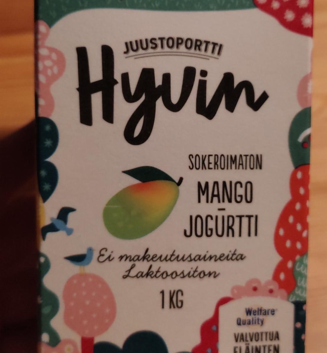 Fotografie - Hyvin mango sokeroimaton jogurtti Juustoportti