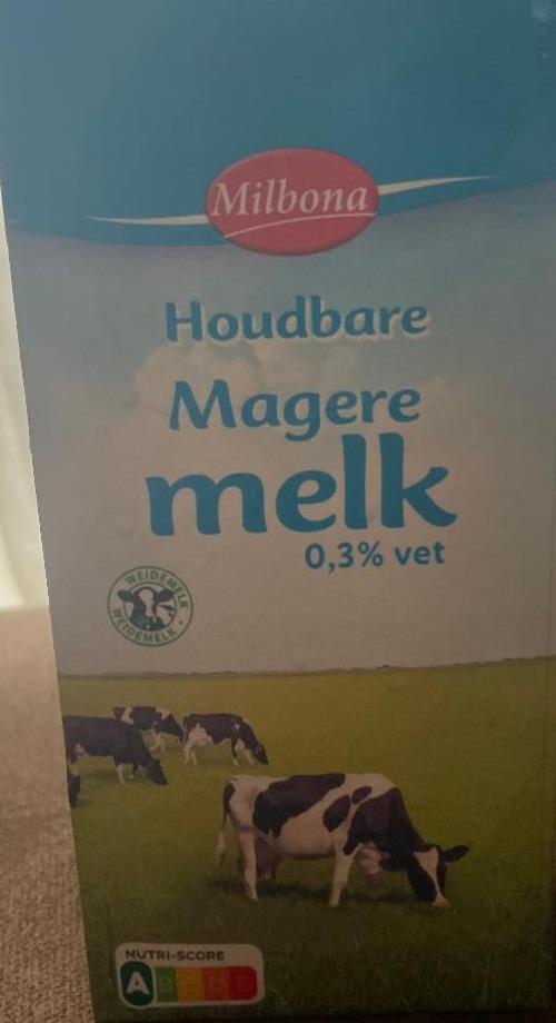 Fotografie - Houdbare Magere melk 0,3% vet Milbona