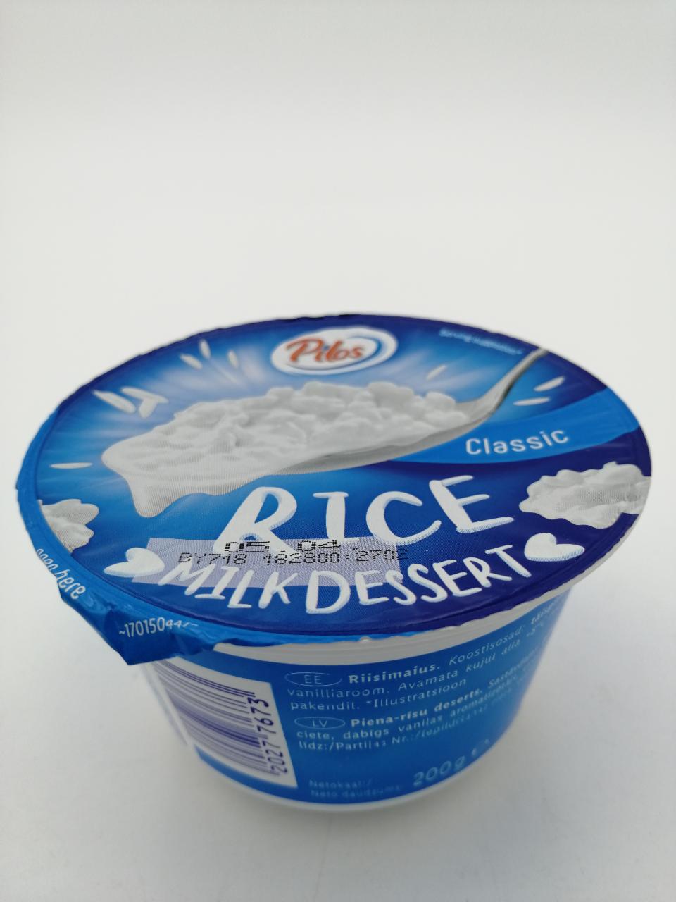 Fotografie - Rice Milk Dessert Classic Milbona