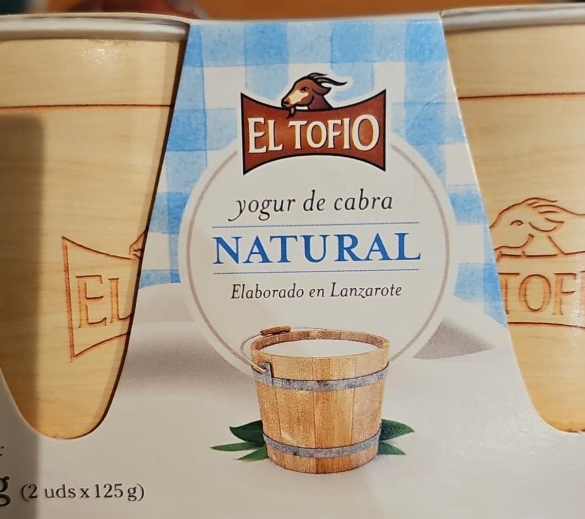 Fotografie - yogur de cabda natural EL TOFIO