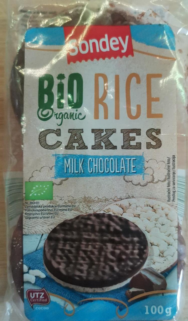 Fotografie - Bio Organic Rice Cakes Milk Chocolate Sondey