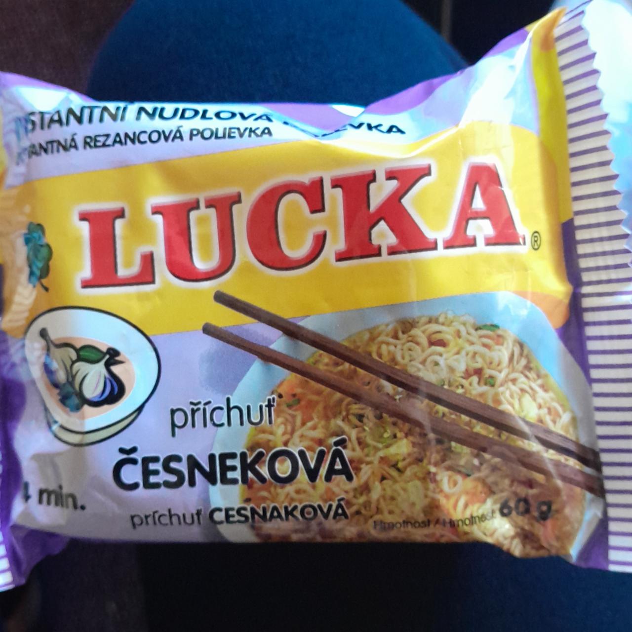 Fotografie - Instantní nudlová polévka česneková Lucka