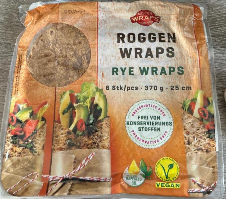 Fotografie - Roggen Wraps Rye Wraps Mister Wraps
