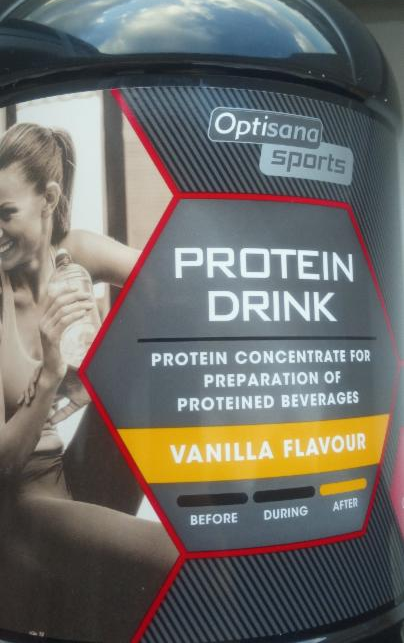 Fotografie - Protein drink vanilka flavour Optisana sports