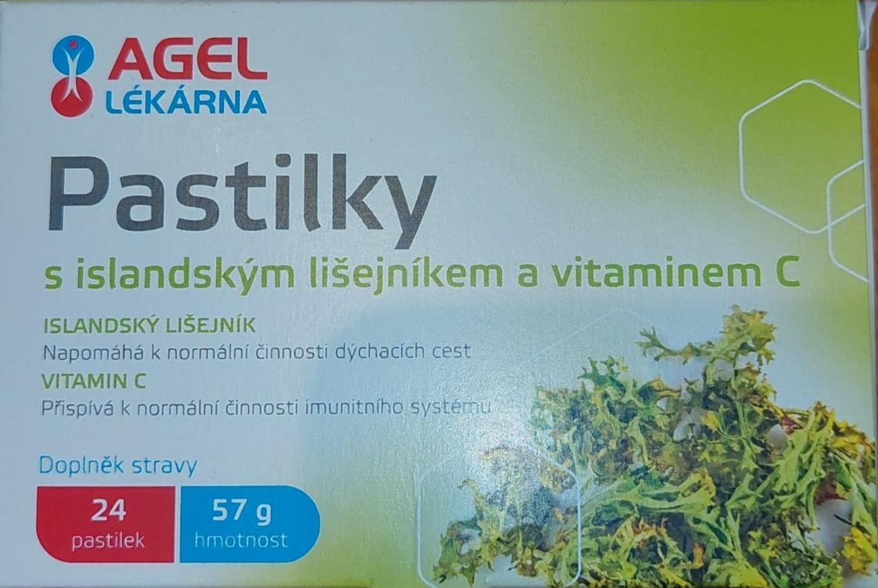 Fotografie - Pastilky s islandským lišejníkem a vitaminem C Agel lékárna