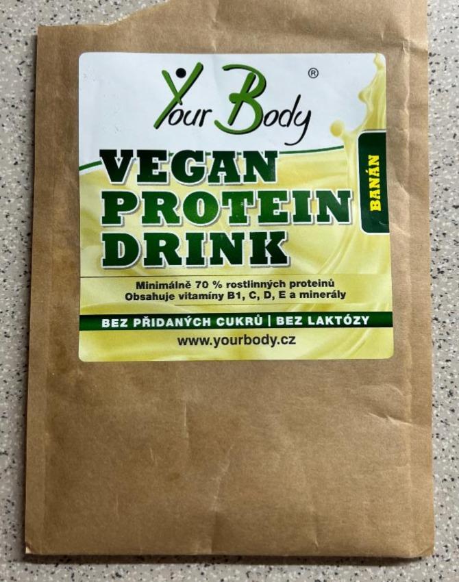 Fotografie - Vegan Protein Drink Banán YourBody