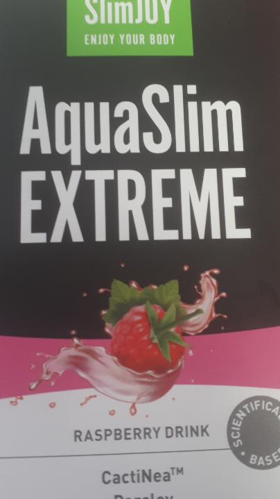 Fotografie - AquaSlim Extreme Raspberry Drink Slimjoy