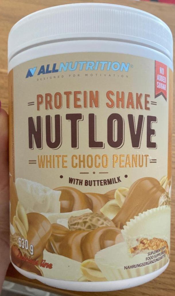 Fotografie - Nutlove Protein Shake White Choco Peanut Allnutrition