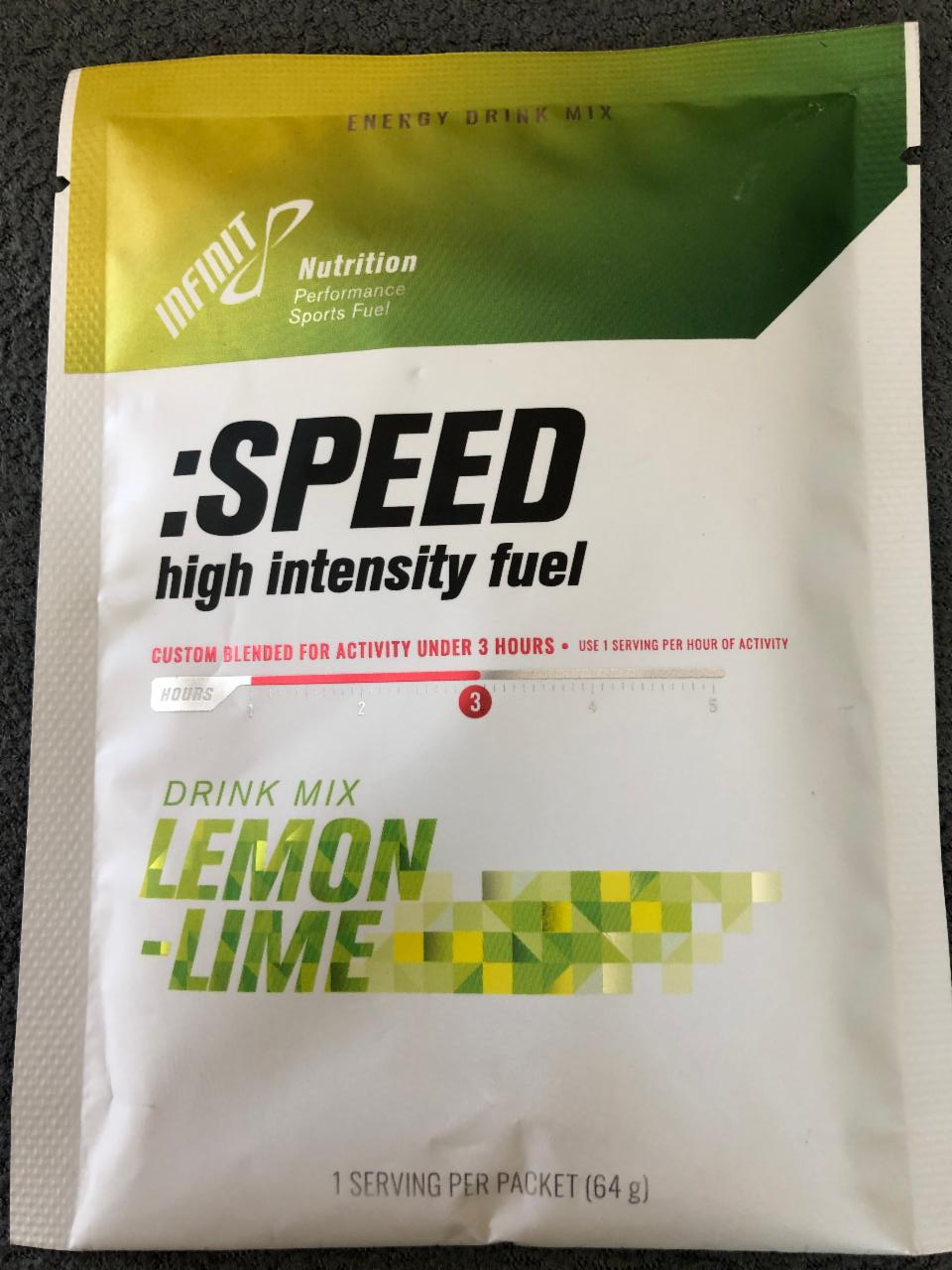 Fotografie - Speed High Intensity Fuel Lemon Lime Infinit Nutrition