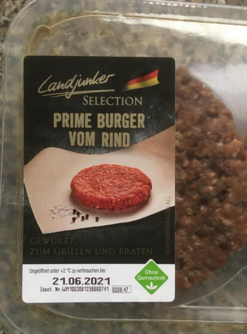 Fotografie - Prime Burger vom Rind Landjunker