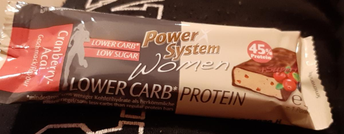 Fotografie - Women Protein Bar 45% Cranberry Acai - Power System