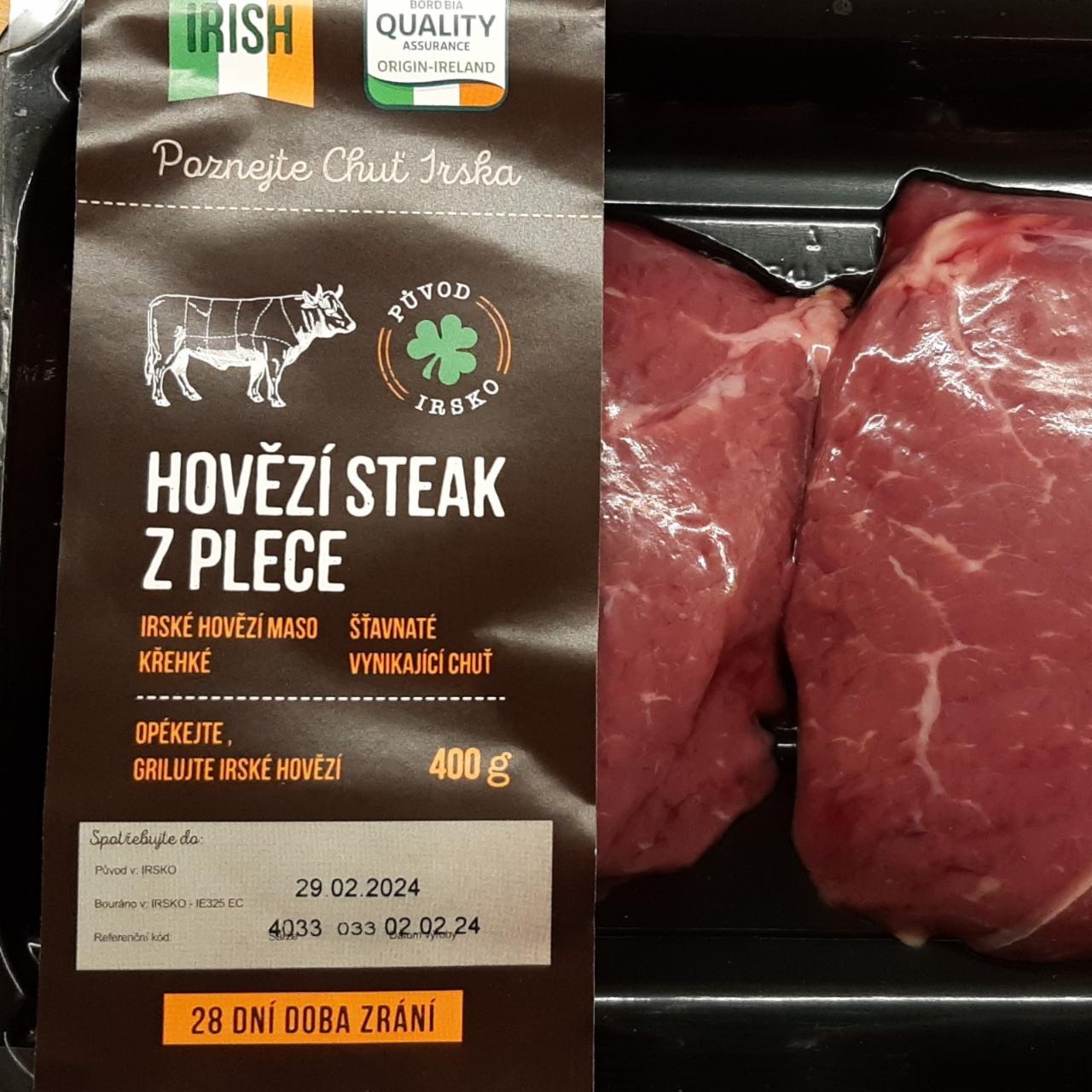 Fotografie - Hovězí steak z plece Irish