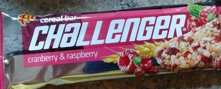 Fotografie - Cereal bar CHALLENGER cranberry & raspberry