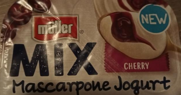 Fotografie - Müller mix mascarpone jogurt cherry