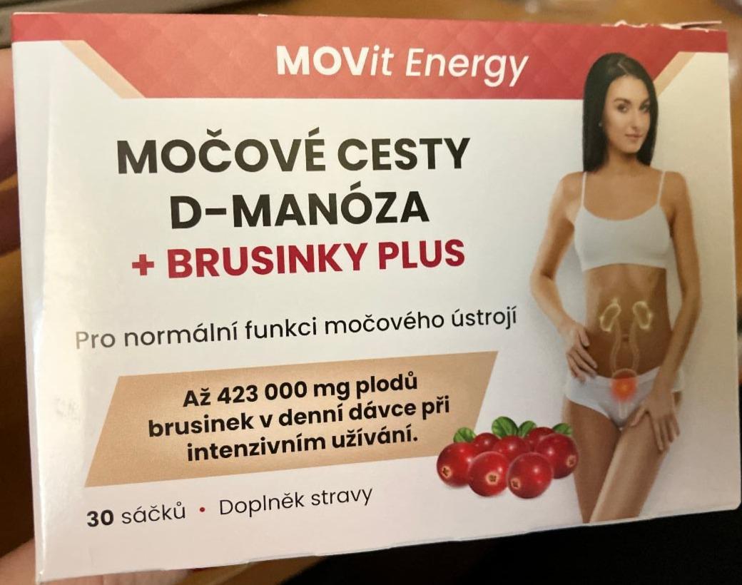 Fotografie - Močové cesty D-Manóza + Brusinky Plus MOVit Energy