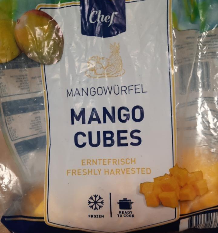 Fotografie - mango cubes