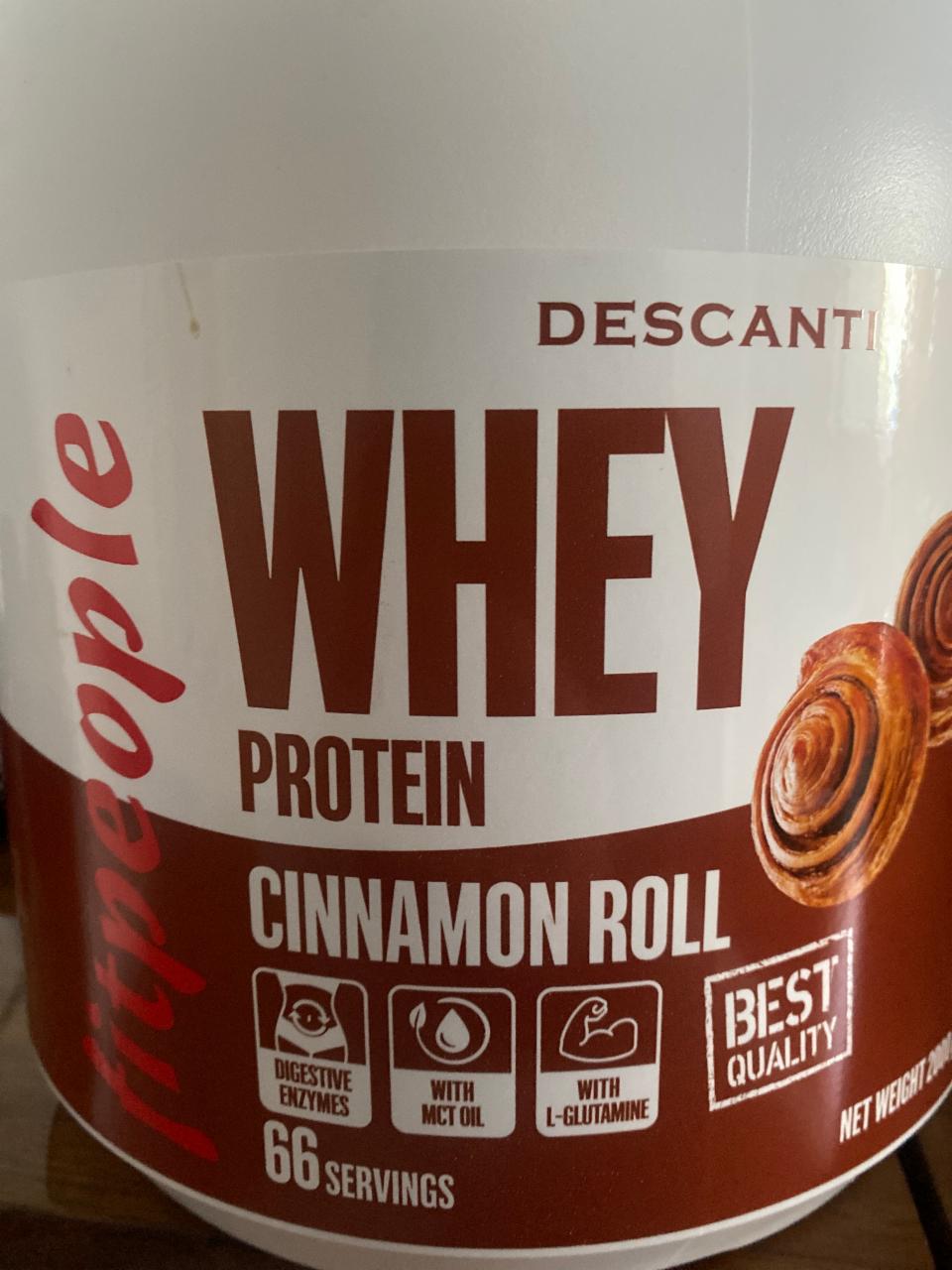 Fotografie - Whey Protein Cinnamon Roll Descanti
