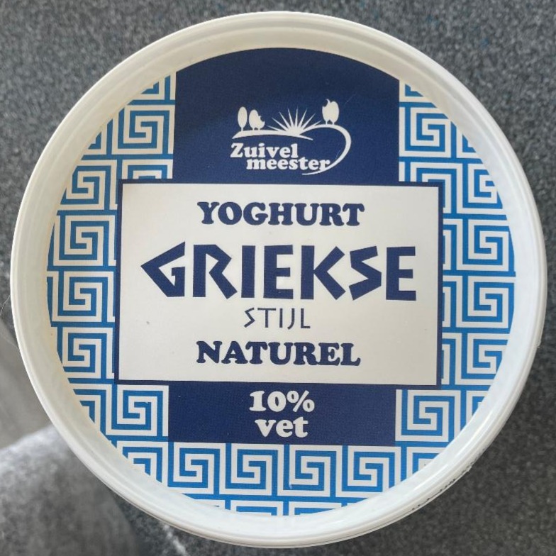 Fotografie - Yoghurt Griekse stijl naturel 10% vet Zuivel meester
