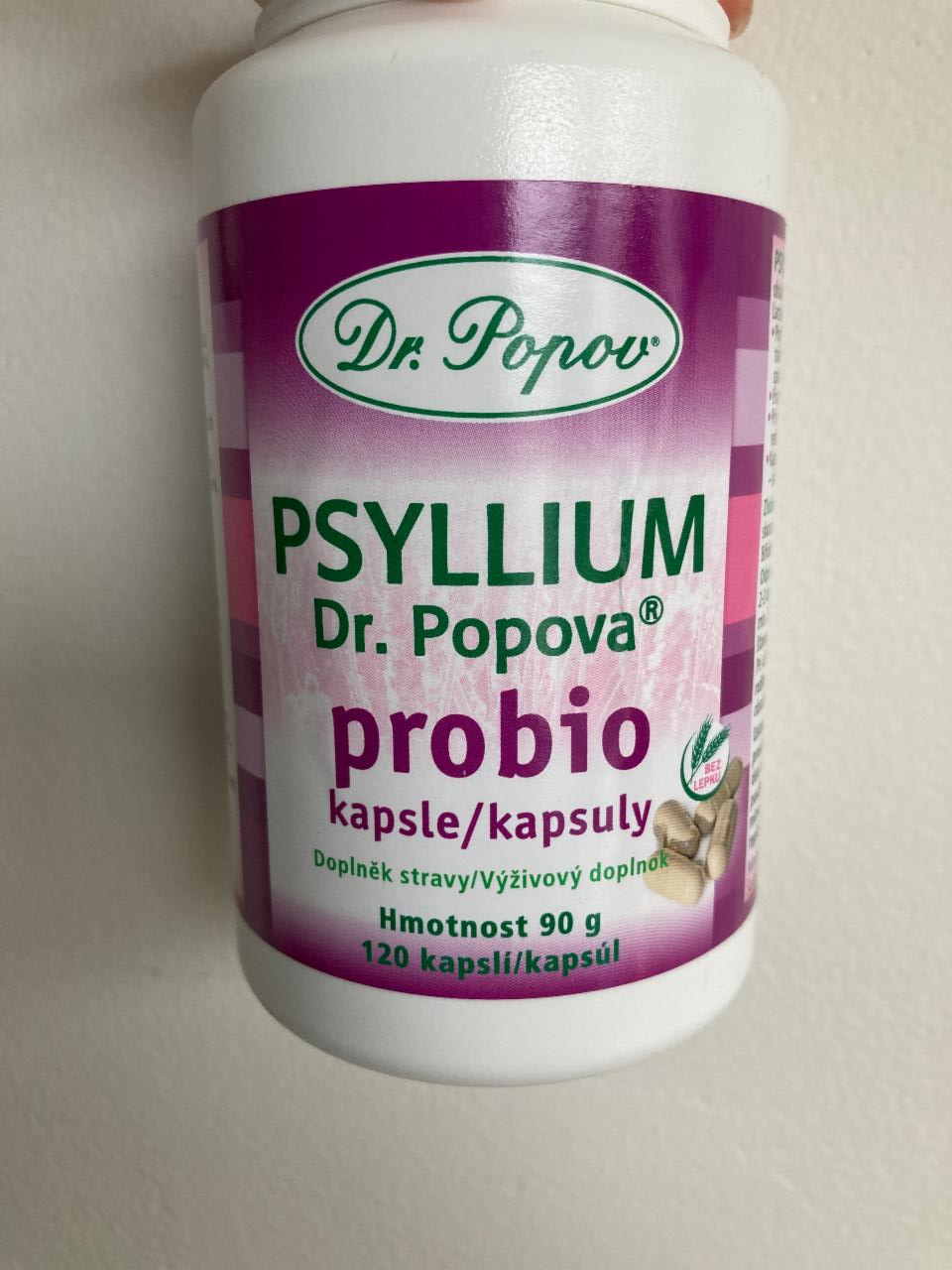 Fotografie - Psyllium probio kapsle Dr.Popov