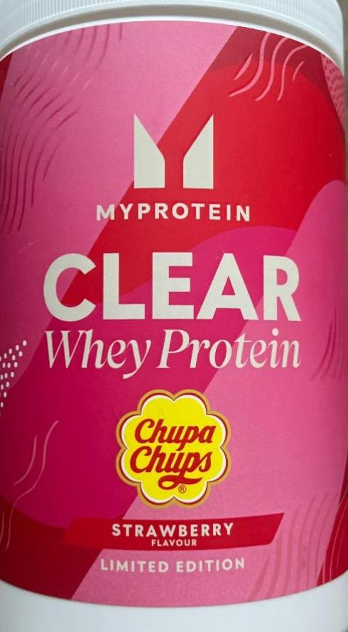Fotografie - Clear Whey Protein Chupa Chups Strawberry Myprotein