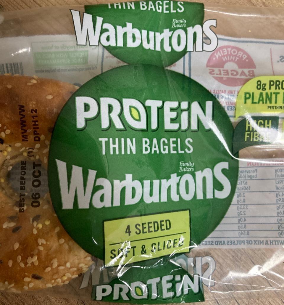 Fotografie - protein thin bagels Warburtons