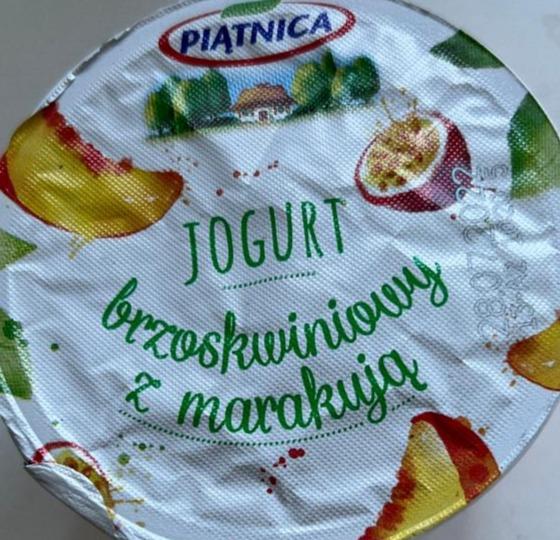Fotografie - Jogurt brzoskwiniowy z marakuja Piatnica