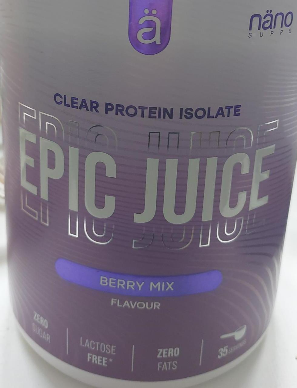Fotografie - Epic juice Berry Mix Nano