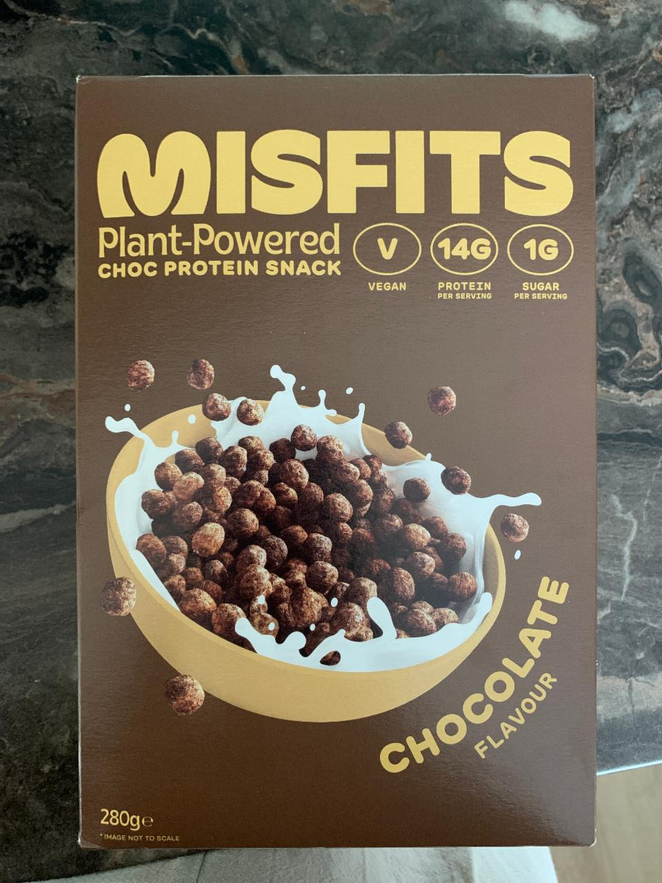 Fotografie - Plant-Powered Choc Protein Snack Chocolate flavour Misfits