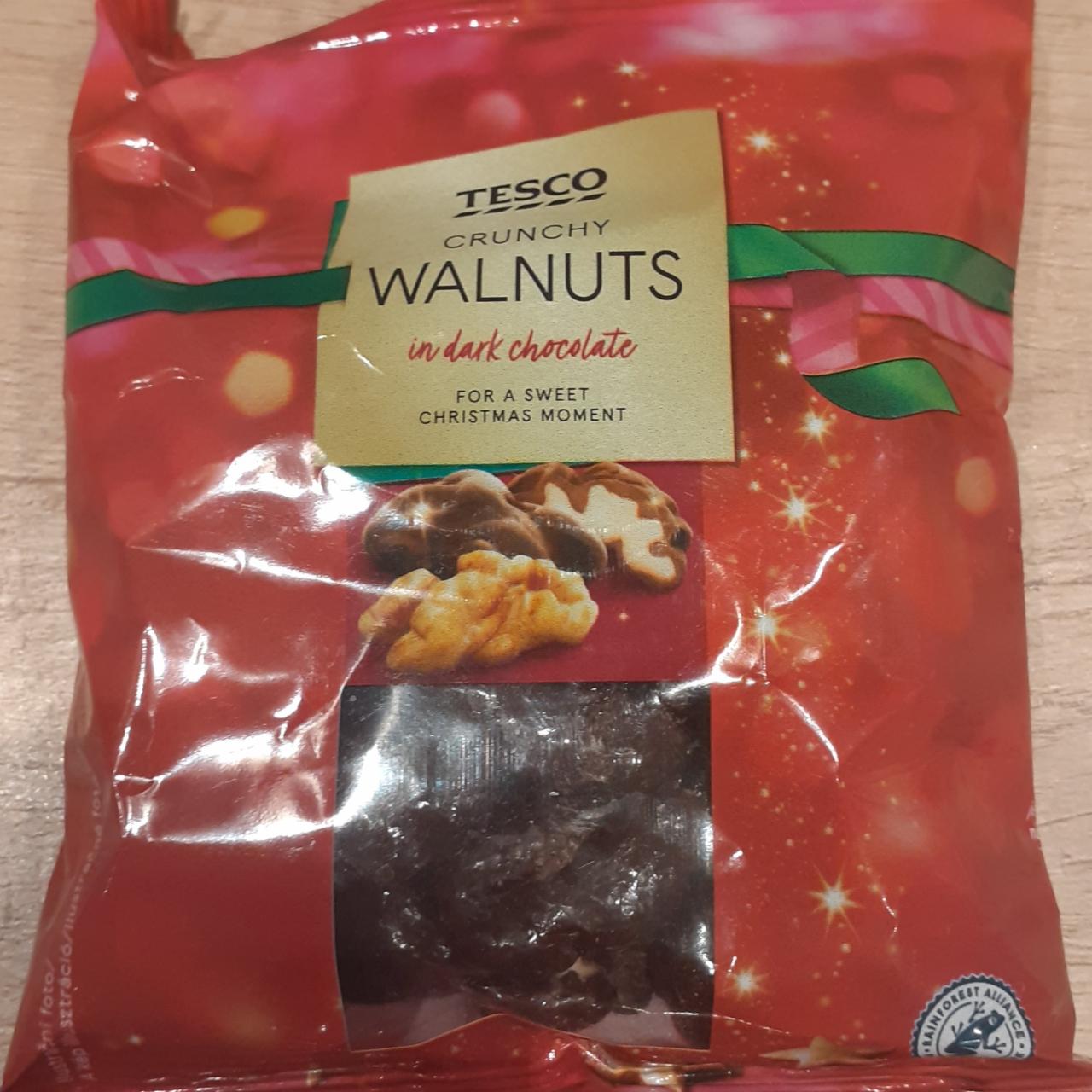 Fotografie - Crunchy Walnuts in dark chocolate Tesco