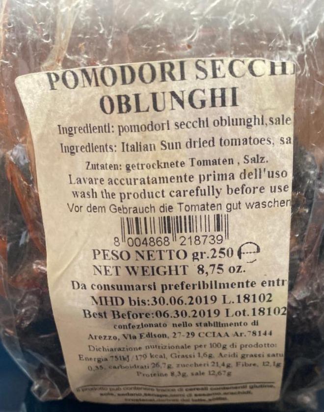 Fotografie - Pomodori secchi oblunghi