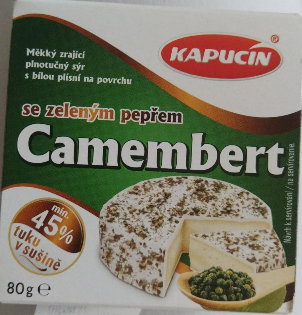Fotografie - Camembert se zeleným pepřem Kapucín
