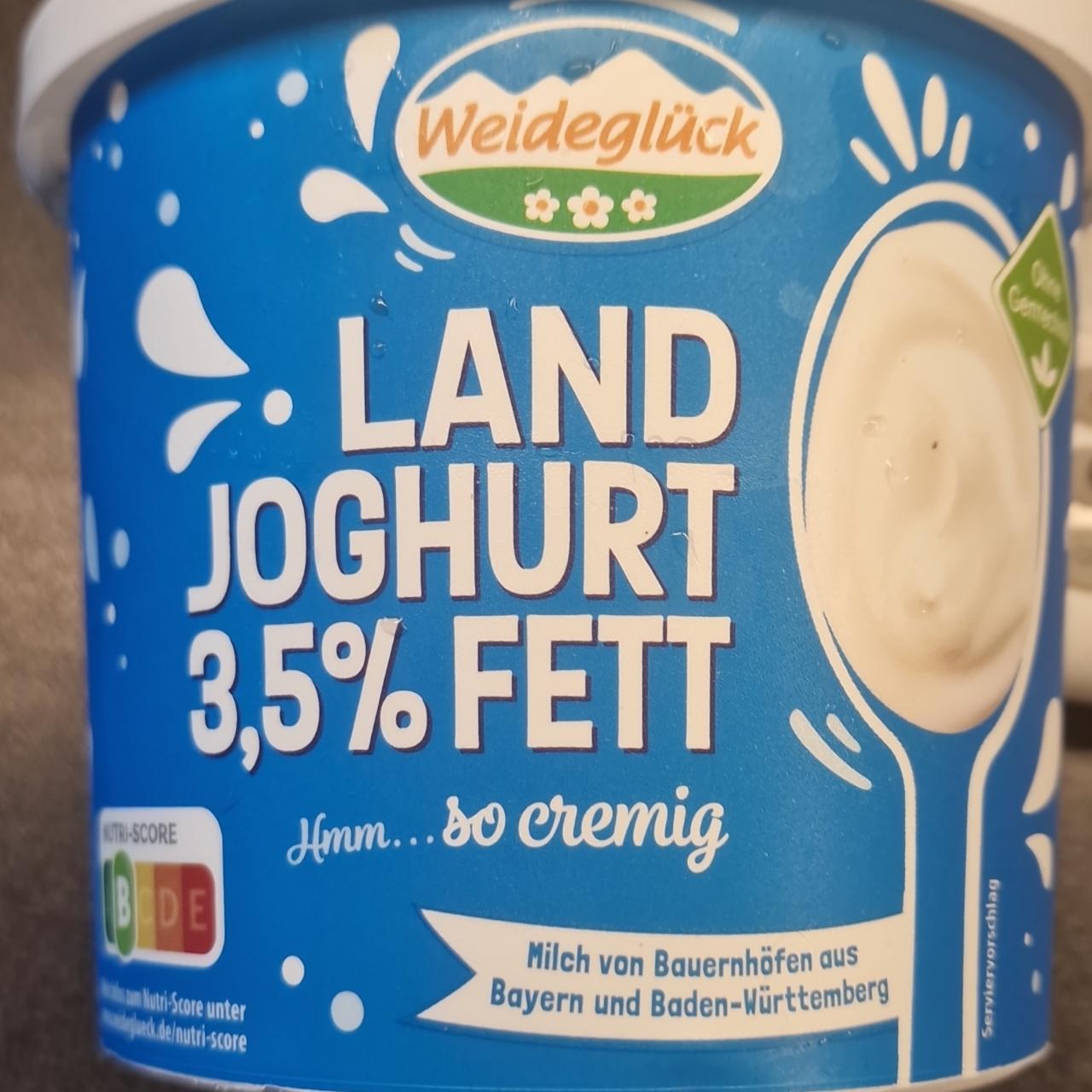 Fotografie - Land joghurt 3,5 % fett Weideglück