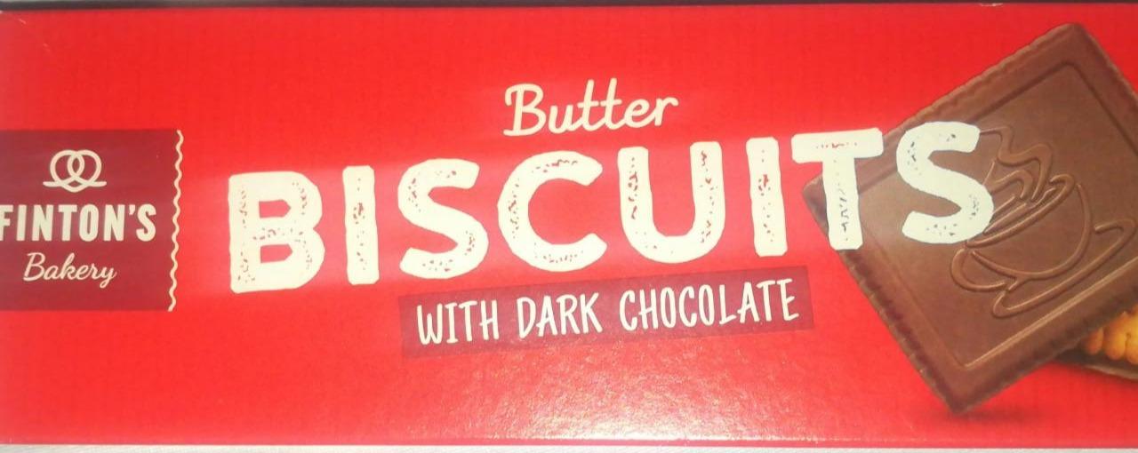Fotografie - Butter Biscuits with dark chocolate Finton's