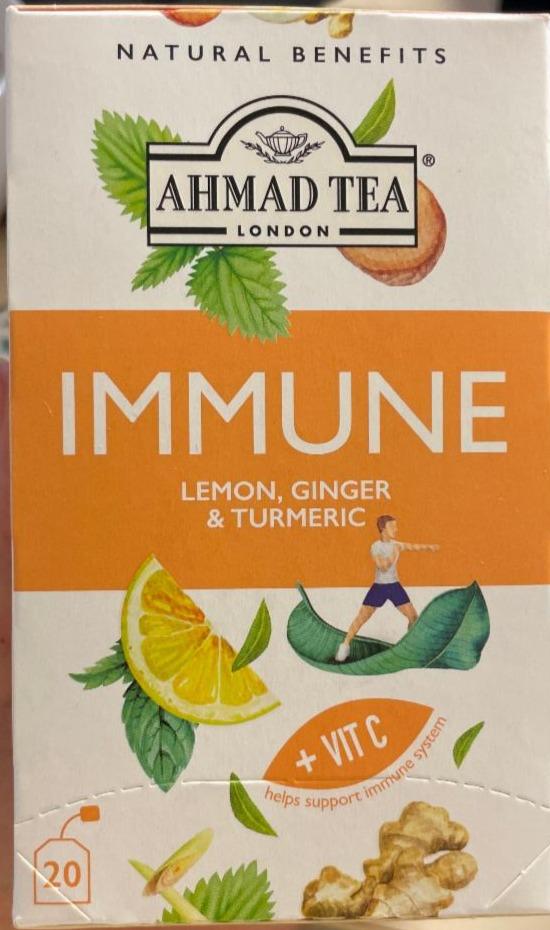 Fotografie - Immune lemon, ginger & turmeric Ahmad Tea London