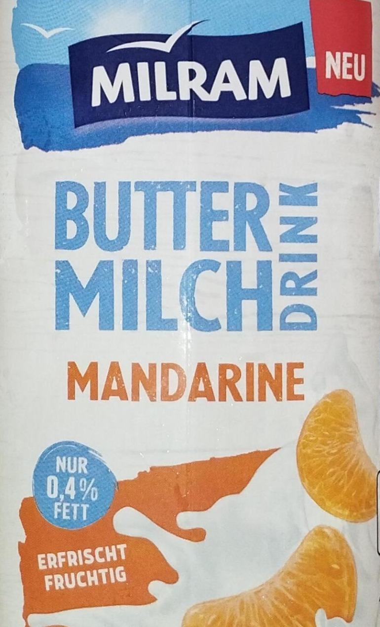 Fotografie - Butter Milch Drink Mandarine Milram