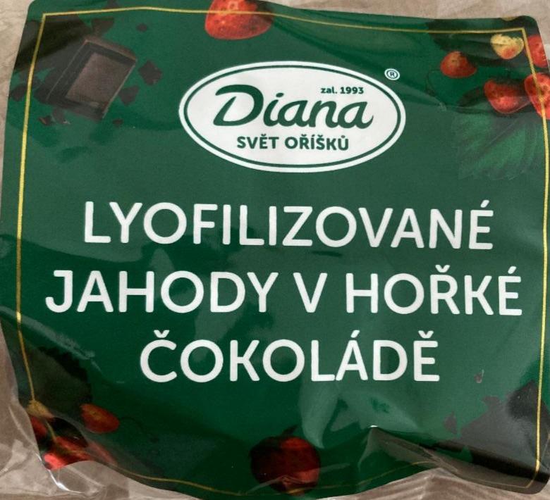 Fotografie - Lyofilizované jahody v hořké čokoládě Diana Svět oříšků