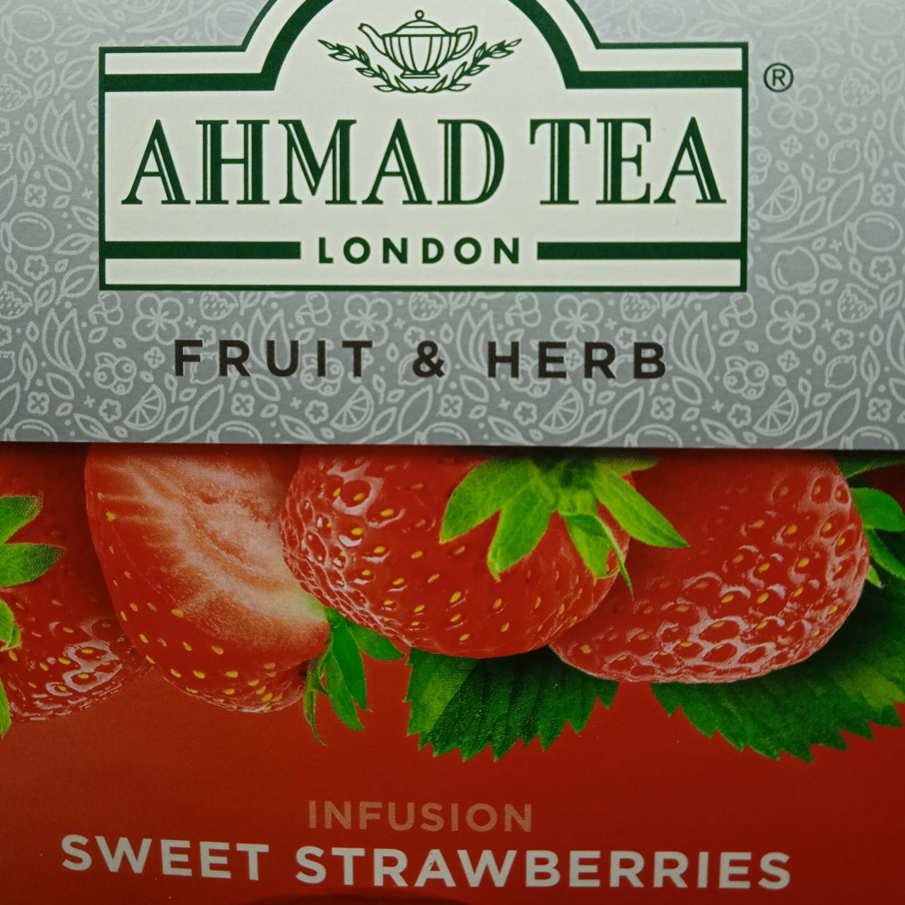 Fotografie - Infusion Sweet Strawberries Ahmad Tea London
